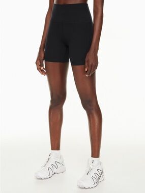 TNA Black High-Rise Bike Shorts